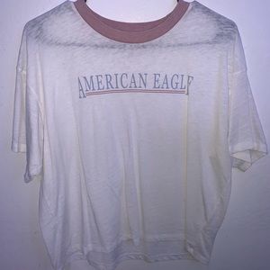 American Eagle cropped tee